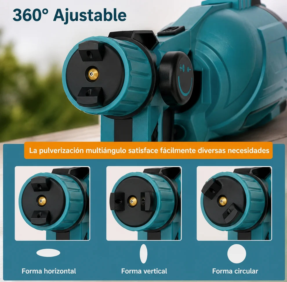 SprayMaster PRO™  Pistola de Pintura Eléctrica Inalámbrica 21V | 2 Baterías Incluidas
